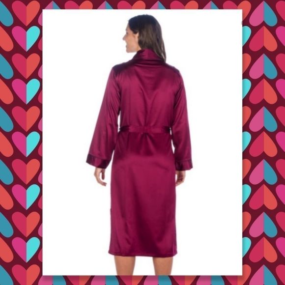 Satin Robe Lingerie Designer Gift Box Luxury Silky BEST SELLER Holiday Gift NEW - Picture 2 of 13